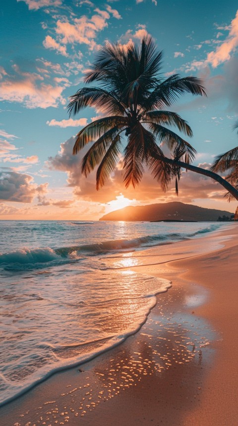 Evening Beach Aesthetic Calm and Relaxing Sea Waves (140)