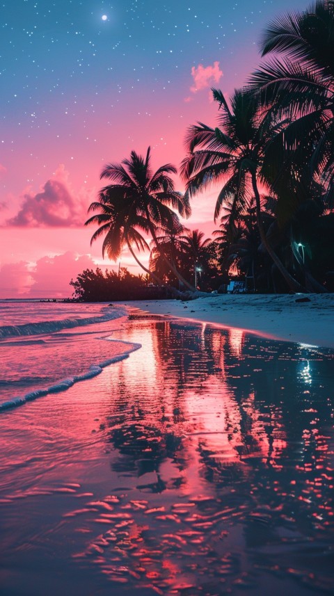 Evening Beach Aesthetic Calm and Relaxing Sea Waves (101)