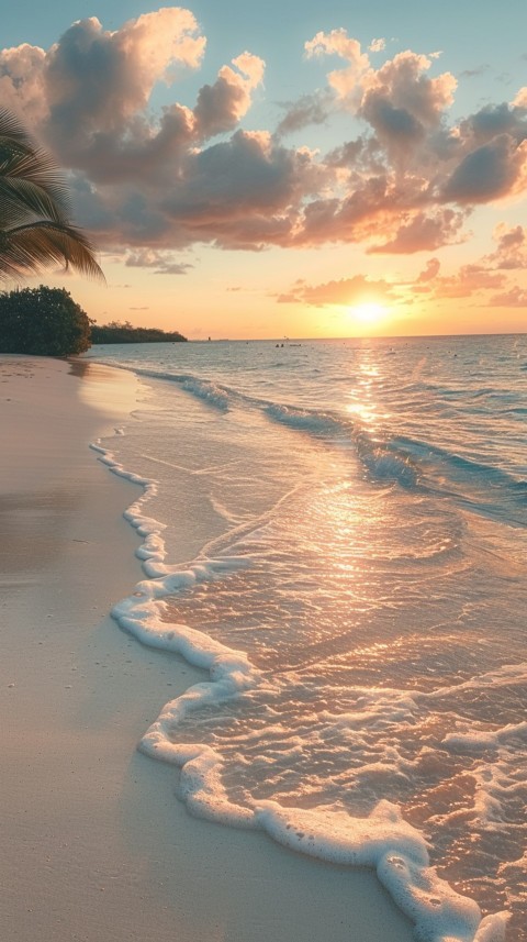 Evening Beach Aesthetic Calm and Relaxing Sea Waves (178)