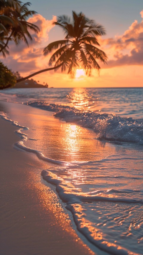 Evening Beach Aesthetic Calm and Relaxing Sea Waves (184)