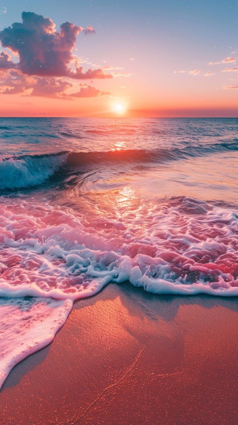 Evening Beach Aesthetic Calm and Relaxing Sea Waves (183)