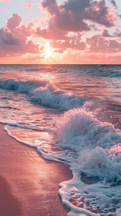 Evening Beach Aesthetic Calm and Relaxing Sea Waves (204)