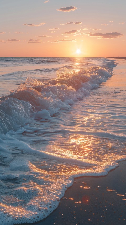 Evening Beach Aesthetic Calm and Relaxing Sea Waves (223)