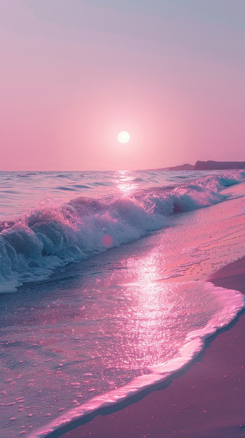 Evening Beach Aesthetic Calm and Relaxing Sea Waves (272)