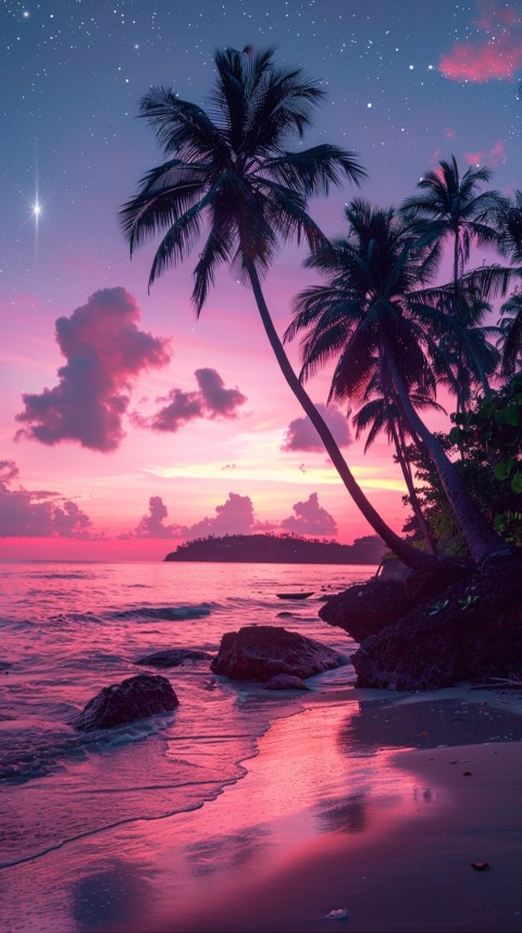 Evening Beach Aesthetic Calm and Relaxing Sea Waves (328)