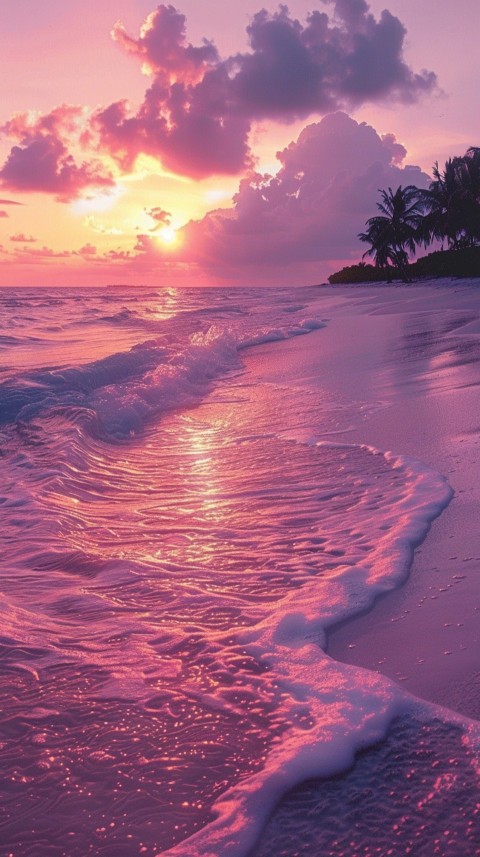 Evening Beach Aesthetic Calm and Relaxing Sea Waves (384)