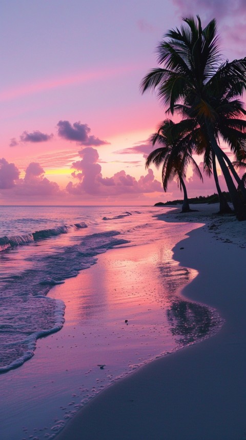 Evening Beach Aesthetic Calm and Relaxing Sea Waves (421)
