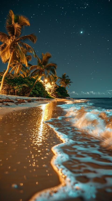 Evening Beach Aesthetic Calm and Relaxing Sea Waves (457)