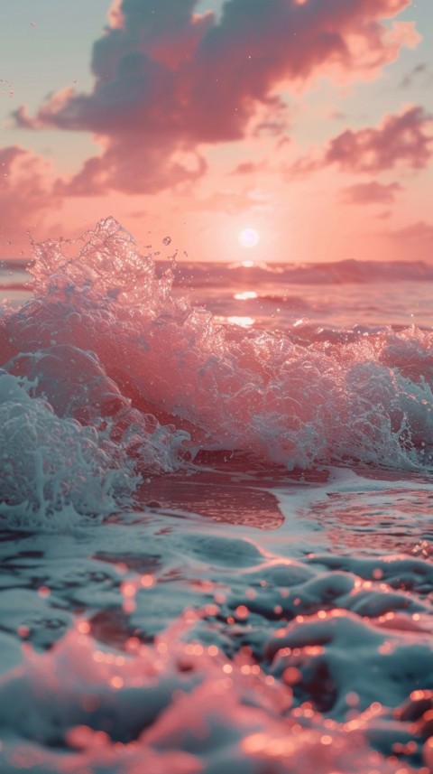 Evening Beach Aesthetic Calm and Relaxing Sea Waves (509)