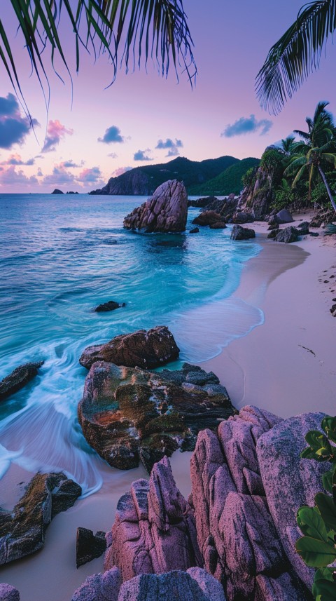 Evening Beach Aesthetic Calm and Relaxing Sea Waves (522)