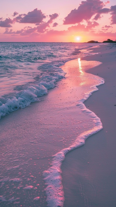 Evening Beach Aesthetic Calm and Relaxing Sea Waves (633)