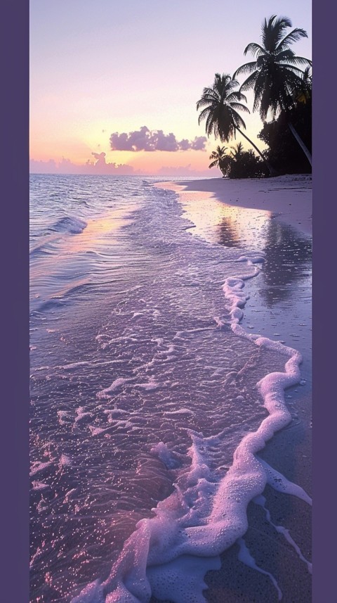 Evening Beach Aesthetic Calm and Relaxing Sea Waves (686)