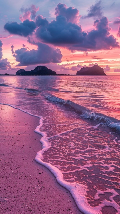 Evening Beach Aesthetic Calm and Relaxing Sea Waves (678)