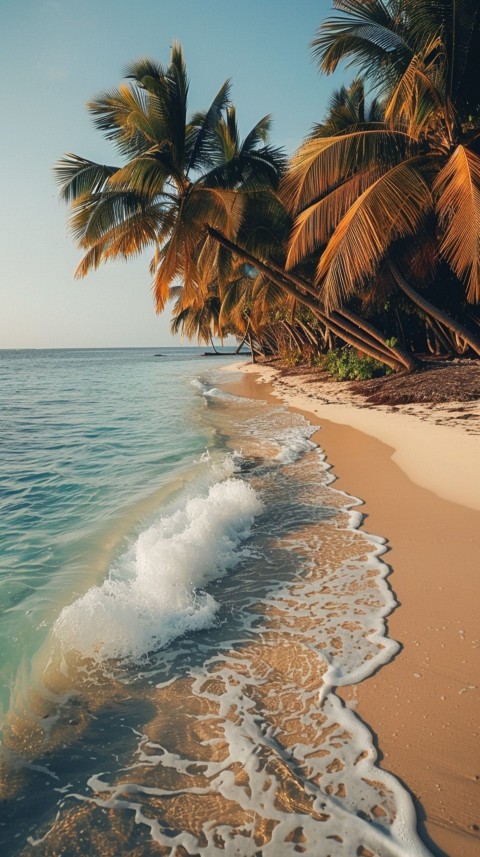 Evening Beach Aesthetic Calm and Relaxing Sea Waves (789)