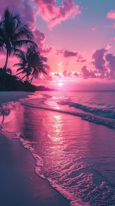 Evening Beach Aesthetic Calm and Relaxing Sea Waves (776)