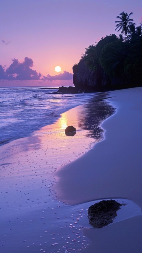 Evening Beach Aesthetic Calm and Relaxing Sea Waves (834)