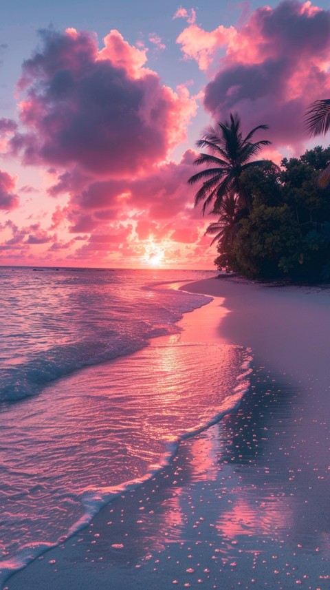 Evening Beach Aesthetic Calm and Relaxing Sea Waves (891)