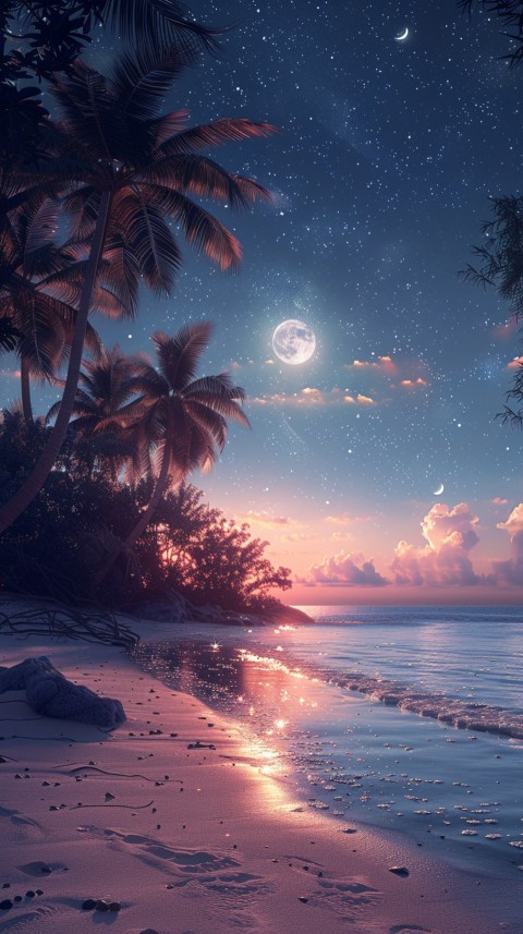 Evening Beach Aesthetic Calm and Relaxing Sea Waves (934)