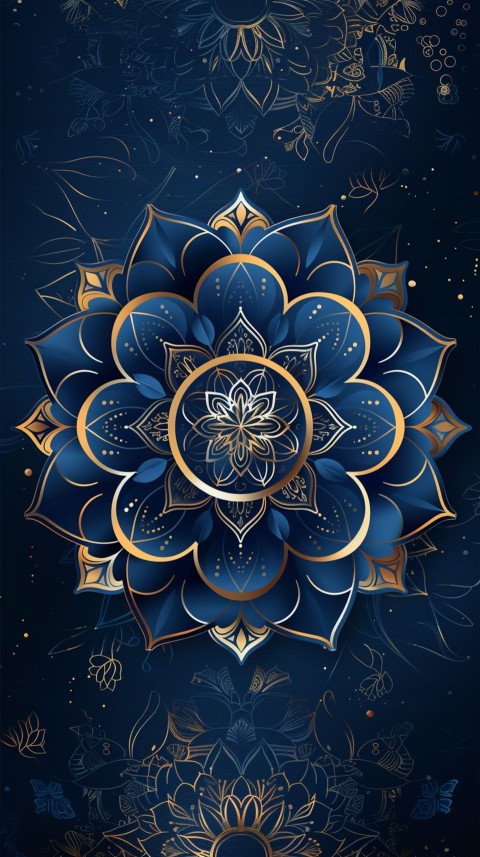 Mandala Style Aesthetic Art Colorful Flower Design Pattern (43)