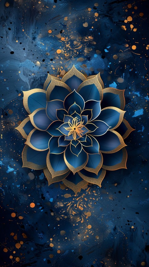 Mandala Style Aesthetic Art Colorful Flower Design Pattern (42)