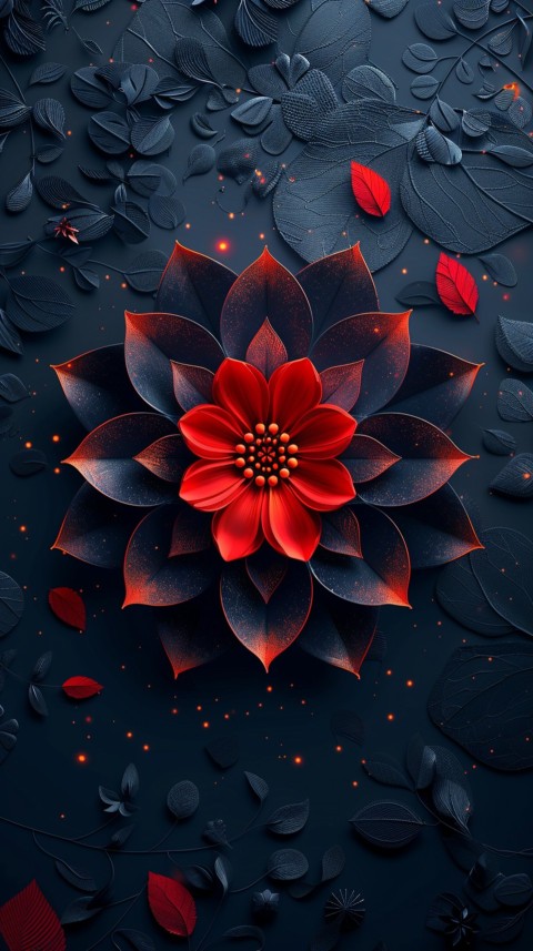 Mandala Style Aesthetic Art Colorful Flower Design Pattern (91)