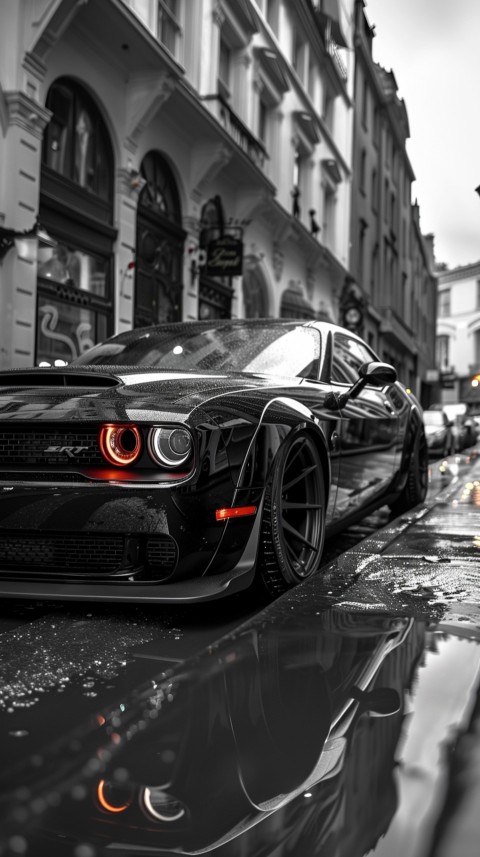 Black Dodge Challenger Car Aesthetics (205)