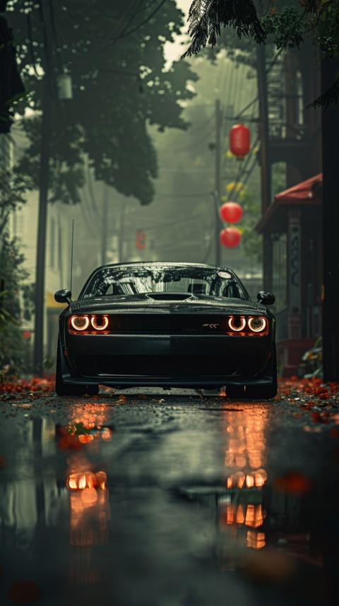 Black Dodge Challenger Car Aesthetics (196)