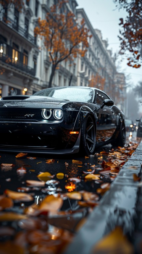 Black Dodge Challenger Car Aesthetics (256)