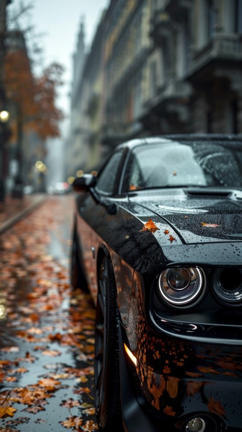 Black Dodge Challenger Car Aesthetics (290)