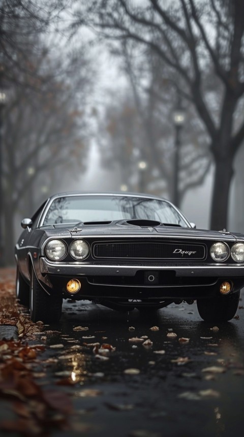 Black Dodge Challenger Car Aesthetics (477)