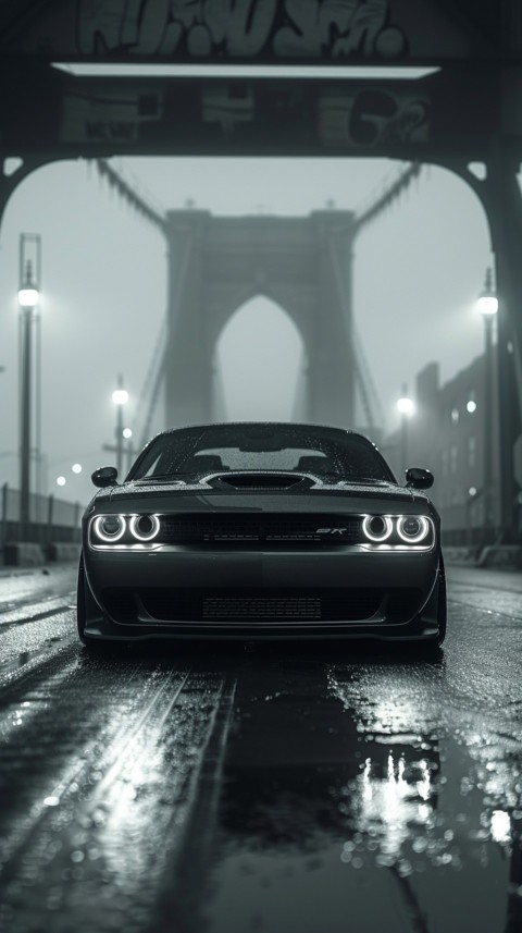 Black Dodge Challenger Car Aesthetics (482)