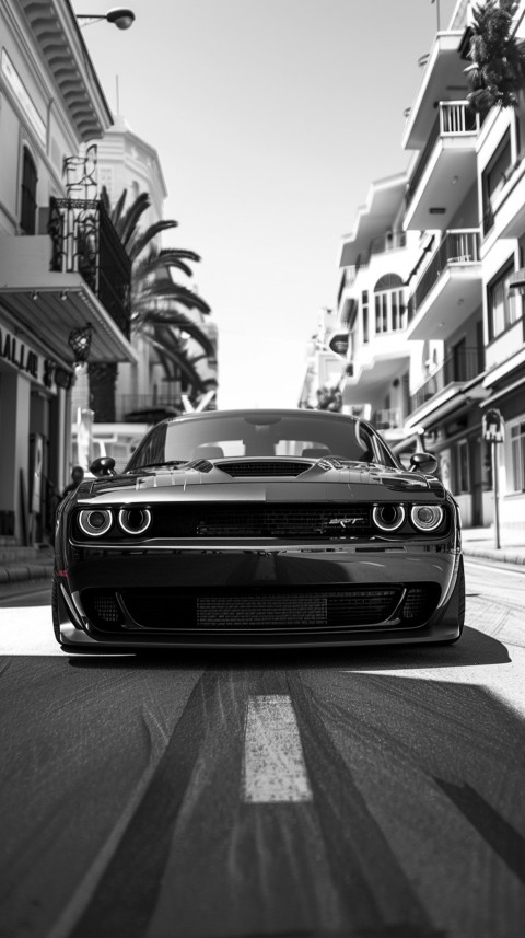 Black Dodge Challenger Car Aesthetics (481)