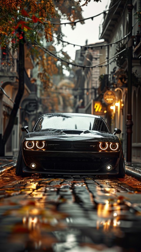 Black Dodge Challenger Car Aesthetics (475)