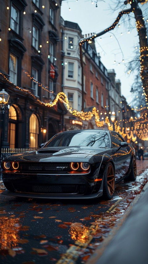 Black Dodge Challenger Car Aesthetics (492)