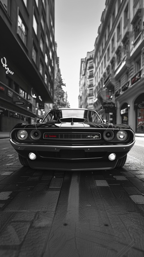 Black Dodge Challenger Car Aesthetics (504)