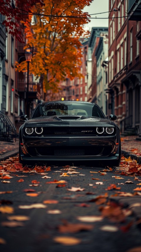 Black Dodge Challenger Car Aesthetics (562)