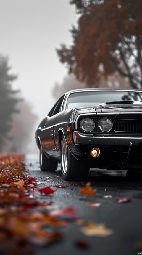 Black Dodge Challenger Car Aesthetics (618)