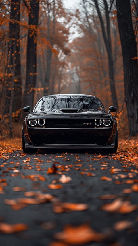 Black Dodge Challenger Car Aesthetics (795)