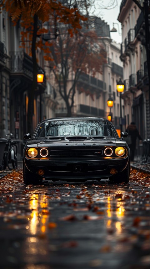 Black Dodge Challenger Car Aesthetics (879)