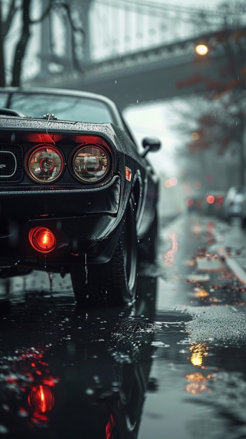 Black Dodge Challenger Car Aesthetics (937)