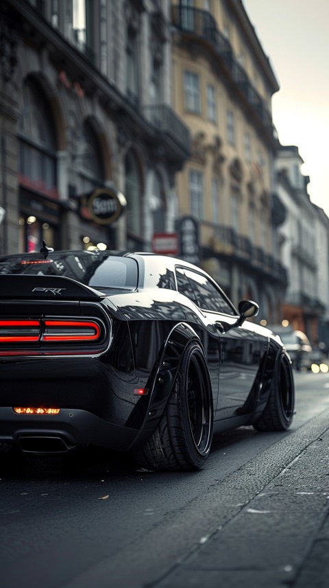 Black Dodge Challenger Car Aesthetics (998)