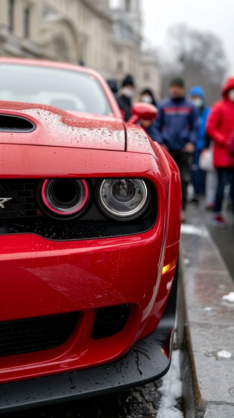 Red Dodge Challenger Car Aesthetics (158)