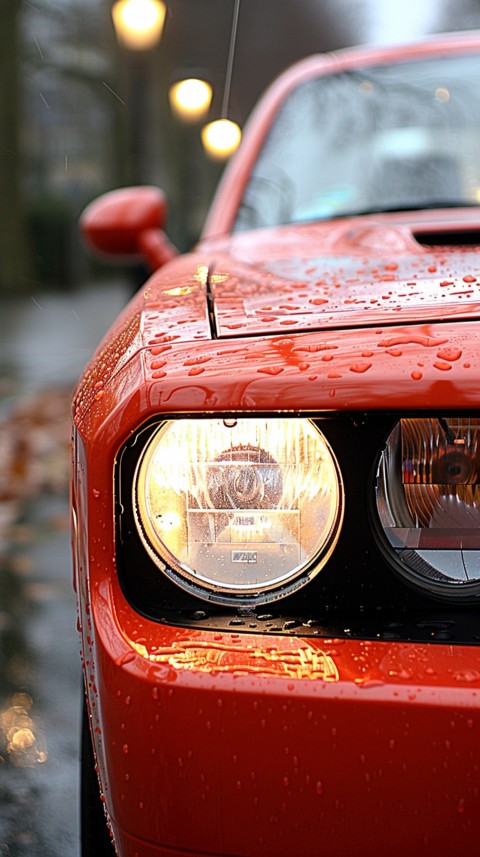 Red Dodge Challenger Car Aesthetics (281)