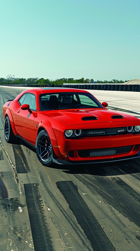 Red Dodge Challenger Car Aesthetics (293)