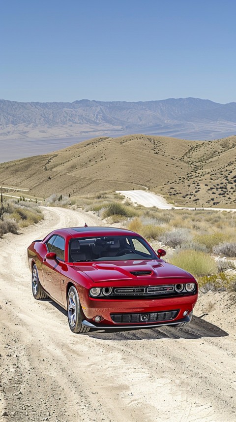 Red Dodge Challenger Car Aesthetics (353)