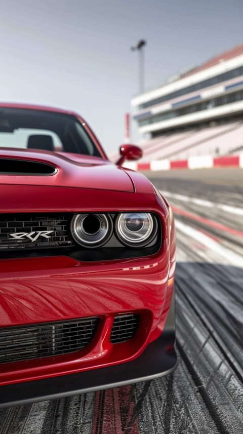 Red Dodge Challenger Car Aesthetics (590)