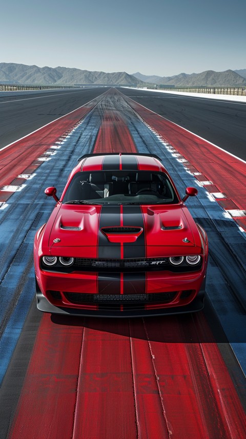 Red Dodge Challenger Car Aesthetics (570)