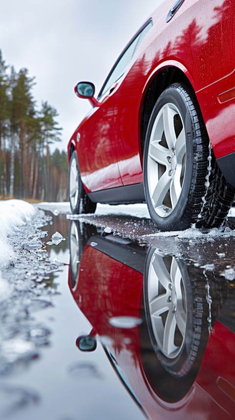 Red Dodge Challenger Car Aesthetics (635)