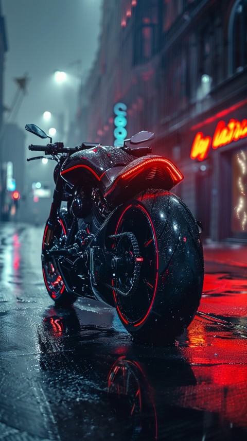 Modern Motorcycle Bike Aesthetic Wallpaper (301)