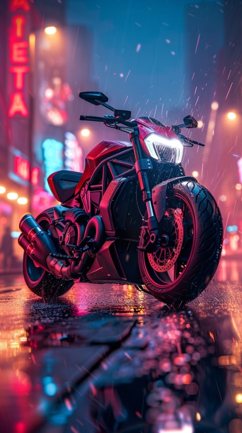 Modern Motorcycle Bike Aesthetic Wallpaper (346)